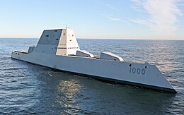 Future USS Zumwalt est en cours à la première sea.jpg