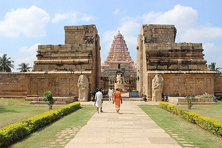 The Cholapuram temple in nearby Gangaikonda