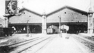 Halles de la gare de l'Ouest.