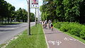 Gdansk Poland bicycle path Aleja Zwyciestwa.jpg