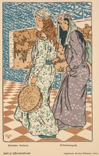 Scheherazade, lithographie pour Art et Décoration, 1901