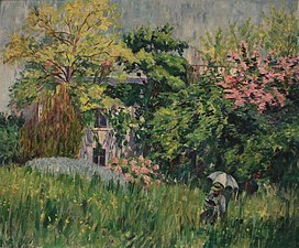 Jardí à Bonnières, 1909 o 1910. Museu de Grenoble