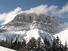 Le Grand Veymont vu de l'est.