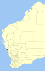 Ville de Geraldton-Greenough - Carte