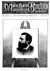 Hinrichs on the cover of The Musical Courier in 1887 Gustav Hinrichs (Musical Courier 15.10, 7 Sep 1887).jpg