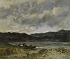 Гюстав Курбе, = Озеро, недалеко от Сен-Пойнт, 1872 год, Художественный музей Сан-Антонио. Jpg