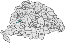 Győr vármegye District map.png