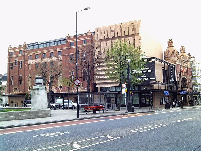 The Hackney Empire is a prominent Victorian music hall.
