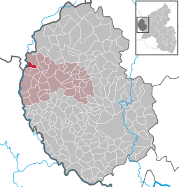 Läget för Harspelt i Eifelkreis Bitburg-Prüm