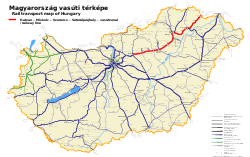 A Hatvan–Miskolc–Szerencs–Sátoraljaújhely-vasútvonal útvonala