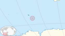 Herdas un Makdonalda salu atrašanās vieta tās reģionā.