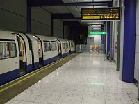 Piccadilly Line - the cheapest rail option (unless you benefit from capping).