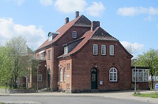 <span class="mw-page-title-main">Hinnerup railway station</span> Railway station in East Jutland, Denmark