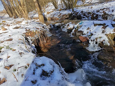 Hinterbach im Winter