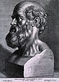 Hipócrates de Cos, gravado de Rubens