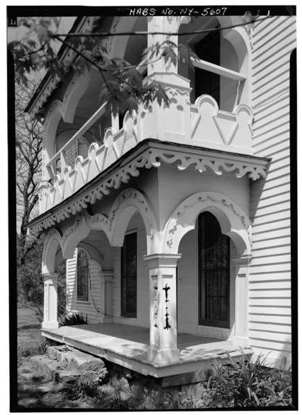 File:Historic American Buildings Survey, May 1965, DETAIL, SOUTH PORCH FROM SOUTHEAST. - Atherly House, 406 West Main Street, Ashville, Chautauqua County, NY HABS NY,7-ASHV,1-5.tif