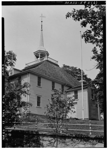 File:Historic American Buildings Survey Frank O. Branzetti, Photographer May 23, 1941 (b) EXT.-FRONT and SIDE, LOOKING NORTH - Old Ship Church, 88 Main Street, Hingham, Plymouth HABS MASS,12-HING,5-16.tif