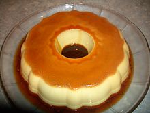 Homemade oven-steamed creme caramel Homemadeflan.jpg