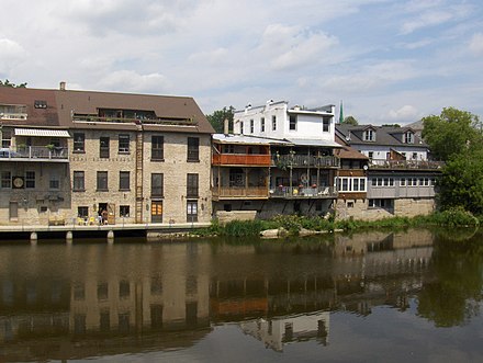 Houses on the River, Elora