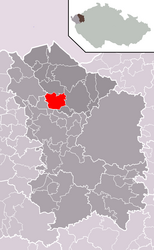 Hroznětín - Carte