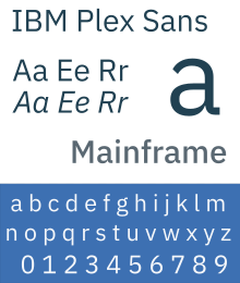 Sample.svg IBM Plex Sans