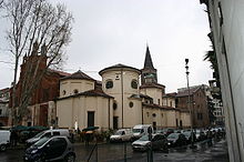 San Marco monastery, Milan, where the Mozarts lodged during their first visit to the city IMG 7459 - Milano - San Marco - Foto Giovanni Dall'Orto - 25-mar-2007.jpg