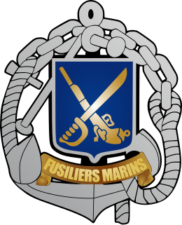 Fusiliers Marins specialized French naval infantry trained for combat in land and coastal regions
