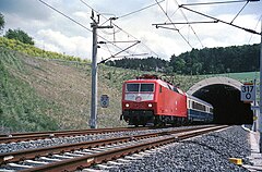 120 129 am Nordportal des 1.869 m langen Eichelberg-Tunnels