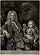 Carl Benedikt Geuder von Heroldsberg (1670–1744), kaiserl. Rat, Kronhüter und Verwahrer der Reichskleinodien, mit Sohn Johann Adam Rudolph Carl (1718–1789)