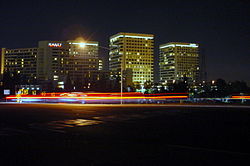 405 Freeway and the Jamboree Business Center