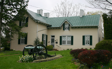 The Colonel Lewis T. Moore house, which served as the Winchester Headquarters of Lt. Gen. T. J. "Stonewall" Jackson (photo 2007) Jackson headquarters.png