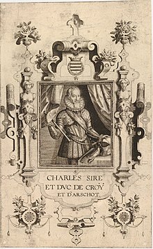 Rétord du duc gravè pèr Jacques d' Bie.