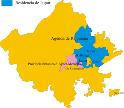 князівство Дхундхар: історичні кордони на карті