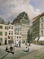 Heumarkt 77 – Haus Sankt Peter, Zeichnung von Jakob Scheiner (1887)