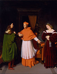 Jean-Auguste-Dominique Ingres - O Noivado de Raphael e a Sobrinha do Cardeal Bibbiena - Google Art Project.jpg