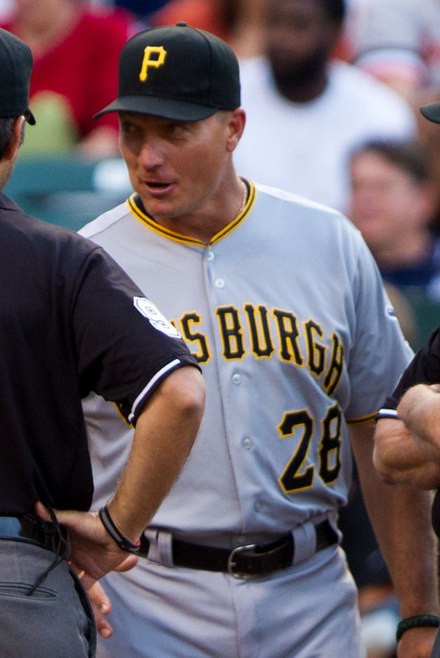 Banister with the Pittsburgh Pirates in 2012