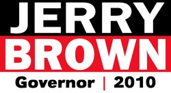 Brown's campaign logo Jerry Brown 2010.png