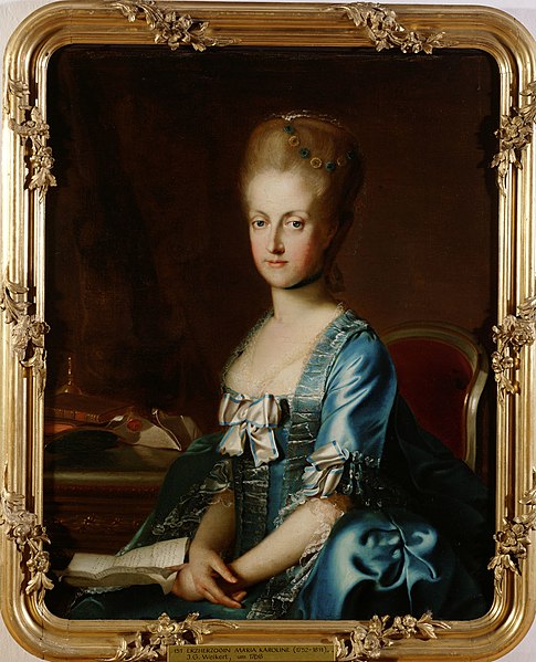 File:Johann Georg Weikert - Erzherzogin Maria Karoline (1752-1814), Königin beider Sizilien, an einem Tisch sitzend, Halbfigur - GG 2734 - Kunsthistorisches Museum.jpg