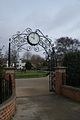 Clock in Prittlewell Square donated by R A Jones