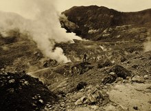 George P. Lewis: Fumaroles at Mount Papandayan, 1920