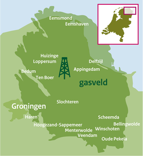 Groningen gas field Largest natural gas field in Europe