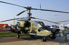 Le Kamov Ka-50F, de combat nocturne.