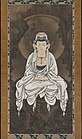 一个穿白袍的观音, 和蔼的菩萨 狩野元信 ，公元1476–1559年，日本