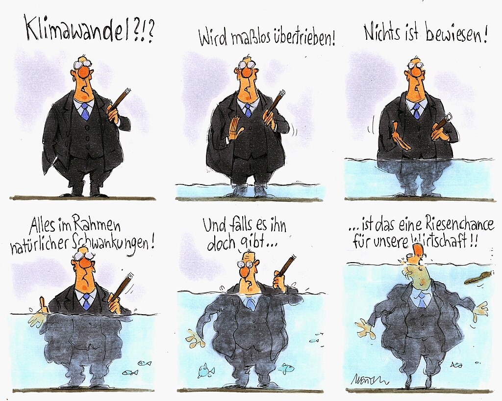 Karikatur von Gerhard Mester zum Thema Klimawandel gibt es nicht O12816.jpg