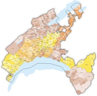 Municipalities of the canton of Vaud