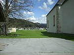 Churchyard and graveyard