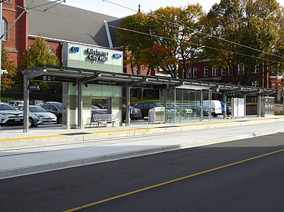 How to get to Kitchener City Hall Station with public transit - About the place