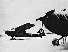 USMC OE-1s of VMO-6 during the winter of 1951/52 in Korea L-19s VMO-6 NAN2-52.jpg