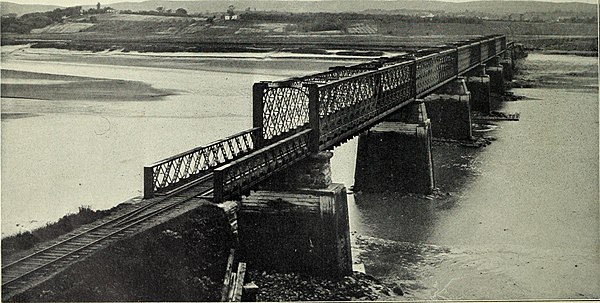 Railway bridge over the Avon River,1897