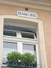 Kanonenkugel im Haus – Lange Straße 4